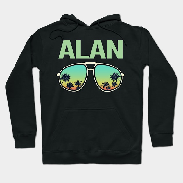 Cool Glasses - Alan Name Hoodie by Atlas Skate